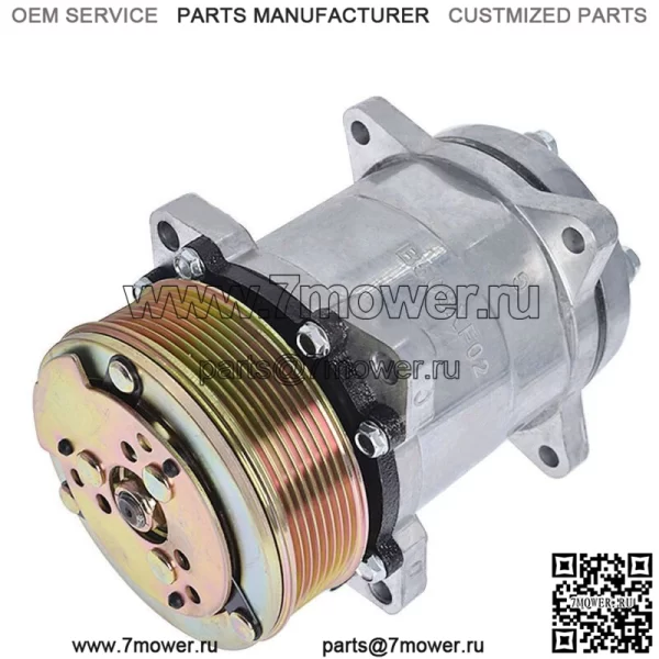 Компрессор кондиционера с муфтой на 1985-1987 1988 1989 1990 Jeep Cherokee 2.1L 2.5L - Image 2