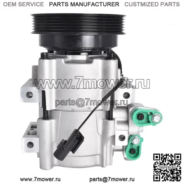 КОМПРЕССОР КОНДИЦИОНЕРА С СЦЕПЛЕНИЕМ на 2001-2004 2005 2006 Hyundai Santa Fe 2.7L V6 - Image 2