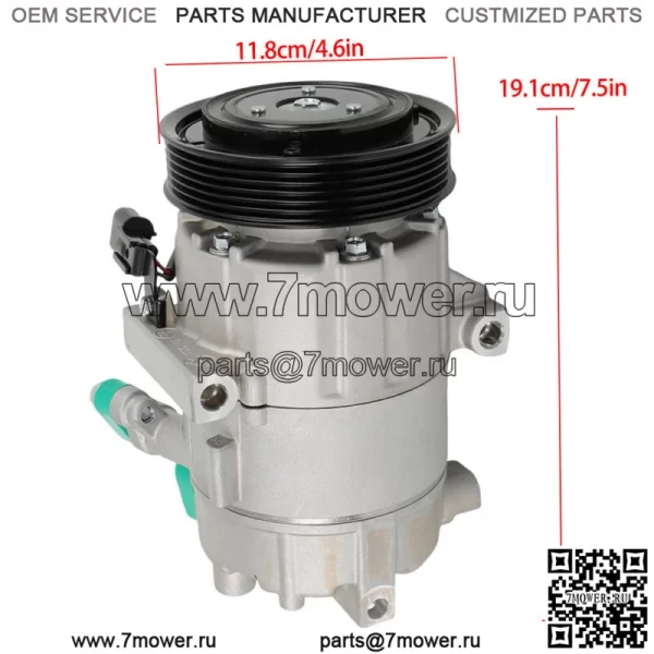 Компрессор кондиционера на 2014 2015 2016-2019 Hyundai Elantra 2014-2019 Kia Forte Soul - Image 2