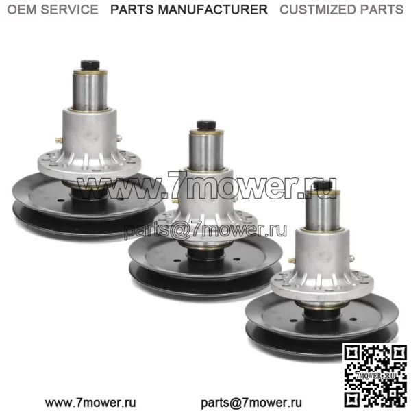 Шпиндель в сборе со шкивом для Exmark 72" Deck Lazer Z XP Zero Turn 1-644092