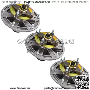 Шпиндель косилки для John Deere, 72-дюймовая дека 777 797 997 Z Trak 1505 1550 1570 1575 1580 TCA51058 TCA24881, 3 шт.