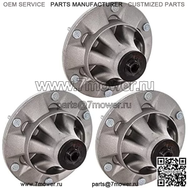 Шпиндель косилки для John Deere, 72-дюймовая дека 777 797 997 Z Trak 1505 1550 1570 1575 1580 TCA51058 TCA24881, 3 шт. - Image 2