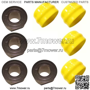 4 подшипника переднего колеса подходят для John Deere Scotts L120 L130 L1742 L2048 L2548 LT160