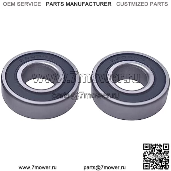 2 шт. 6203RS подшипники промежуточного вала для мини-велосипеда Coleman CT200U BT200X CT200U-EX RB200 196cc, Baja MB200, Massimo MB200, Realtree RT200 (2 шт.) - Image 4