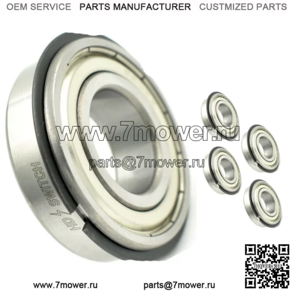 (4 шт.) Подшипники передних колес подходят для John Deere Gator CS, CX, TE, TH, 6x4