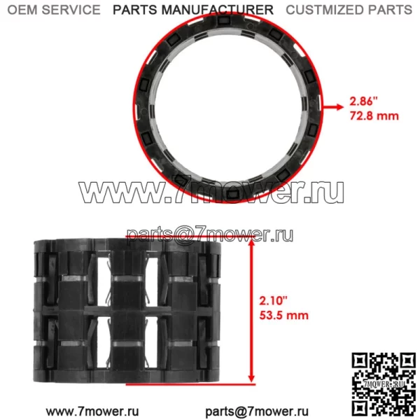 Передний дифференциал, сборный роликовый каркас для Polaris Scrambler 850 48" 1000 2015-2022 (для: Polaris) - Image 2