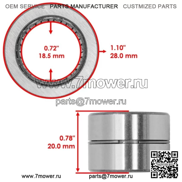 Подшипник заднего дифференциала для Honda Rancher 350 TRX350FE TRX350FM 2000-2006 гг. - Image 2