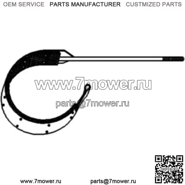 51582DDX Тормозная лента с накладками Подходит для FARMALL A A1 AV AV-1 B BN Super A Super A1 - Image 3