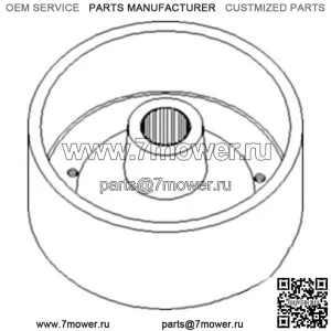Тормозной барабан SBA328510081 Подходит для трактора Ford New Holland 1300 1310 1500 1510 1