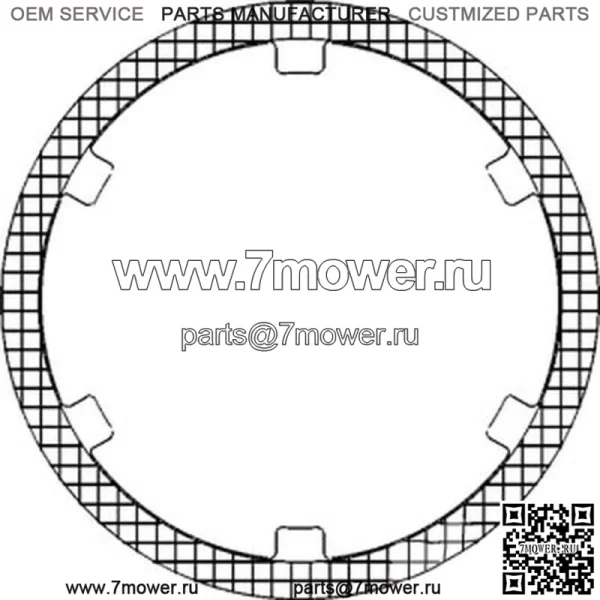 RE29815 Тормозной поршень, барабанный диск сцепления, подходит для John Deere, подходит для JD 4030, 4040, 4050, 405