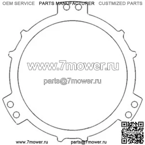 R50152 Подходит для тормозного поршня и диска сцепления трактора John Deere 4030 4040 4050