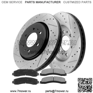 Передние тормозные диски Тормозные колодки для 10-20 Ford F150 Expedition Lincoln Navigator (для: Ford F-150)