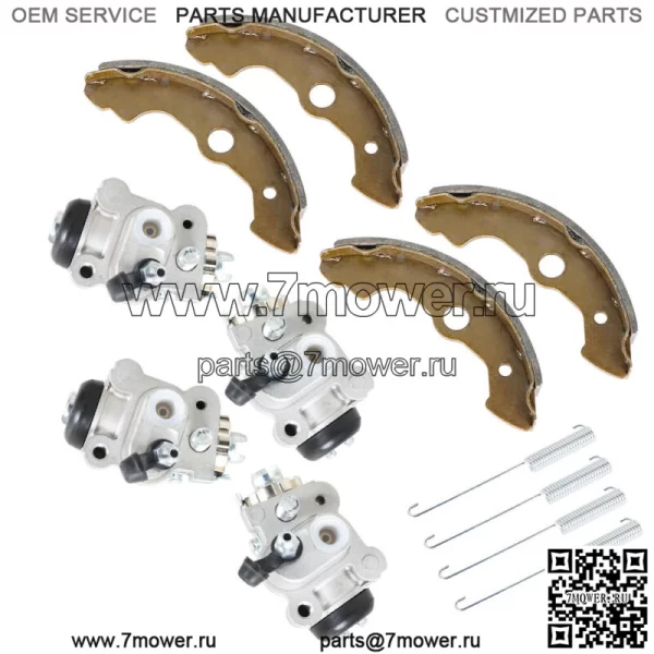 4 передних тормозных цилиндра с колодками для Honda Foreman Rubicon 450 TRX450FA - Image 3