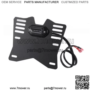 UTV ATV Держатель номерного знака Светодиодный кронштейн для Polaris Ranger RZR Can-Am X3