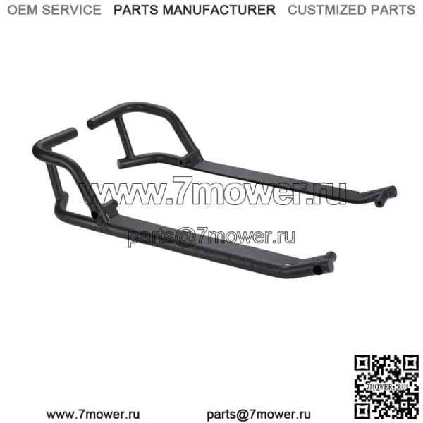 Сверхмощные рок-слайдеры с боковыми ступеньками Nerf Bars для Polaris Ranger XP 1000 2018-2023 гг.