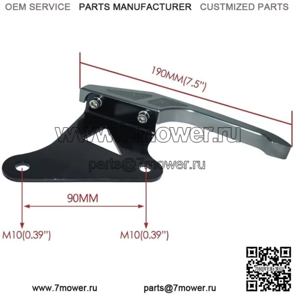 Подлокотник для мотоцикла, пассажирский для HON & DA MSX 125 SF M3 M5, локомотив Small Monkey, задний подлокотник, аксессуары для электромобилей, установка хвоста мотоцикла (цвет: 4) - Image 3