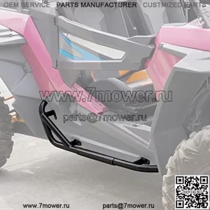 Слайдеры Nerf Bars для RZR XP 1000 14-23, комбинированная защитная рамка бокового бампера. Боковые пороги Nerf Bars для Polaris RZR S 1000 XP 1000 Turbo 900 Trail S 900 2014-2023. Аксессуары - 2-местный автомобиль.