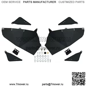 Вставки в нижней половине двери, панели, совместимые с Polaris RZR XP S 1000/S 900/ XP 1000/ XP 900/ XP 2014-2022 гг., черные железные двери, нижние двери для 2-местных автомобилей