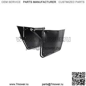 Черные двери UTV, совместимые с Polaris RZR 800/800 S/XP 900 2008–2014 гг., 2-дверная модель Polaris RZR 570 2012–2021 гг. Алюминиевые двери с порошковым покрытием