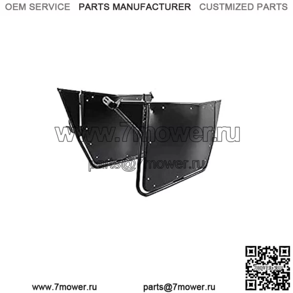 Черные двери UTV, совместимые с Polaris RZR 800/800 S/XP 900 2008–2014 гг., 2-дверная модель Polaris RZR 570 2012–2021 гг. Алюминиевые двери с порошковым покрытием