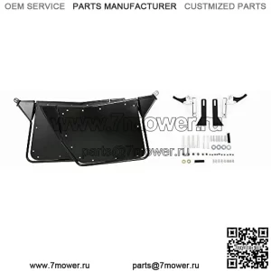 Черные металлические двери для Polaris RZR 800/S 800/XP 900/570 2008-2014 гг., 2 пары аксессуаров