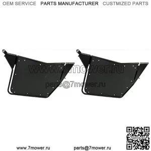 Двери UTV подходят для 2-дверных моделей Polaris RZR XP 900/800/800 S/570 2008-2014 годов выпуска, сверхмощная двухступенчатая защелка в автомобильном стиле (набор из 2 штук).