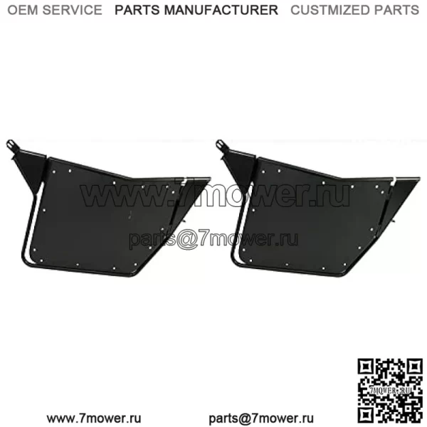 Двери UTV подходят для 2-дверных моделей Polaris RZR XP 900/800/800 S/570 2008-2014 годов выпуска, сверхмощная двухступенчатая защелка в автомобильном стиле (набор из 2 штук).