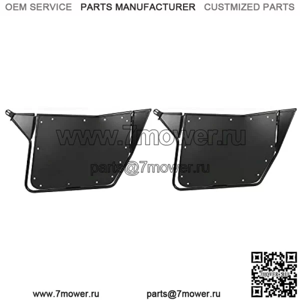 2 металлических двери для Polaris RZR 800 2008-2014 гг. | С 800 | РЗР 570 | XP 900, UTV Двухступенчатая откидная защелка автомобильного типа, 2 модели дверей, 1 пара (черного цвета)