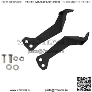 Монтажные кронштейны световой балки, совместимые с Polaris RZR XP 900 и 1000 2014–2022 годов выпуска под передней стойкой крыши, 32-дюймовый прямой/изогнутый кронштейн для крепления светодиодной световой балки, черный
