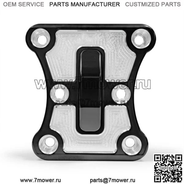 DRT 2017+ Can Am Maverick X3 Заготовка Алюминиевая пластина радиуса стержня черная - Image 2