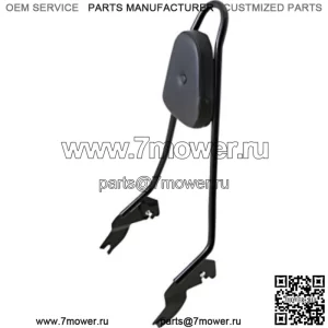 ???????????֧ާߧѧ? ???ڧߧܧ? ??ڧէ֧ߧ?? Motherwell Gloss Black 24 Sissy Bar Pad Harley Touring (???ݧ?: Harley-Davidson)
