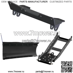 Комплект плуга UTV с 60-дюймовым отвалом Pro-Poly для Polaris Ranger Crew 1000 2020-22