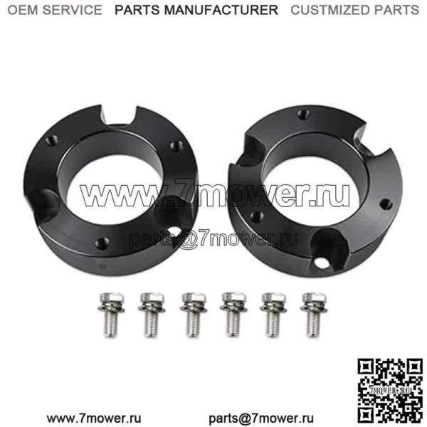 Комплект переднего выравнивающего подъемника 3 дюйма для Toyota Tacoma 2WD 4WD TRD SR5 1995–2004 годов выпуска — ТОЛЬКО модели с 6 проушинами (колесные проушины)