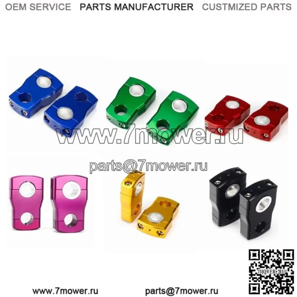 Поворотные стойки руля, высота 2 дюйма, руль 7/8 дюйма, 1 1/8 дюйма для Polaris RZR Arctic Cat (подходит для Yamaha) - Image 2