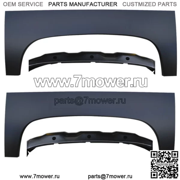 Левая правая 2007-2013 Chevy Silverado Верхние задние колесные арки Наружные колесные арки (Для: более одного автомобиля)