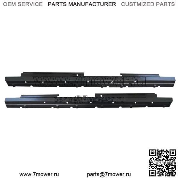 Левая правая сторона 2007-2013 Chevy Gmc Pickup с накладными рокерными панелями, 4-д. кабина экипажа (для: более одного автомобиля)