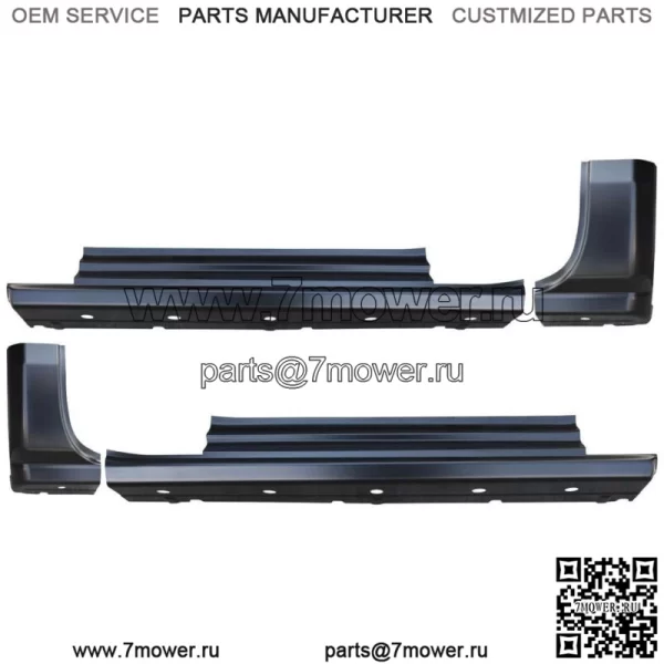 Левая правая сторона Chevy Gmc Pickup 2014-2018, съемные рокеры, углы кабины, 2 Dr Std Cab (для: более одного автомобиля)