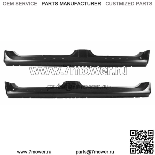 2001-2003 Ford Pickup F150 Набор рокерных панелей для 4-дверной кабины экипажа, левая и правая (для: Ford F-150)