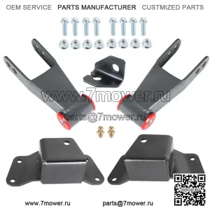 Для грузовика Chevy GMC 1500 C15 K15 1988-1998 годов выпуска 4 дюйма, комплект задних подвесок, скобы и вешалки