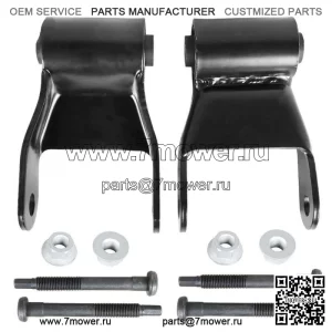 ПАРА 3-ДЮЙМОВОЙ СЕРЬГИ ЗАДНЕЙ ЛИСТОВОЙ РЕССОРЫ ДЛЯ DODGE RAM 2500 3500 722-022 1994-02 гг.