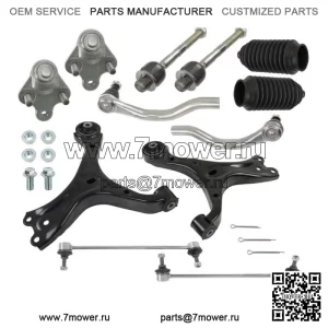 Для Honda Civic 2013-2015 2-дверный 4-дверный 1,8 л 2,4 л передние нижние рычаги управления
