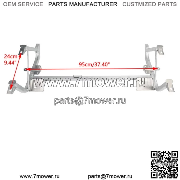 Нижняя опора радиатора для Chevrolet Corvette Z06 1997-2004 гг. 10400765 - Image 4