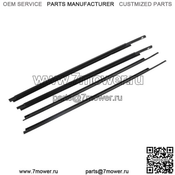 Для Toyota Sequoia 2008 2009-2019 2020 комплект из 4 предметов, молдинг дверного ремня, уплотнитель