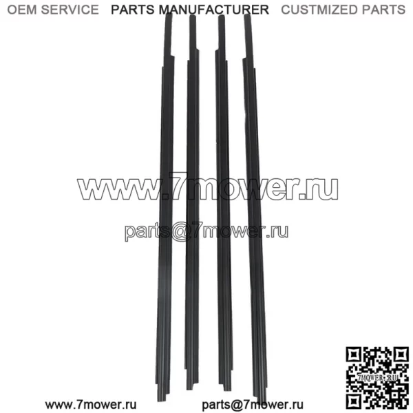 Для Toyota Sequoia 2008 2009-2019 2020 комплект из 4 предметов, молдинг дверного ремня, уплотнитель - Image 2