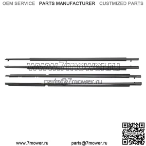 4X хромированный уплотнительный ремень для Toyota Camry 2007 2008 2009 2010 2011
