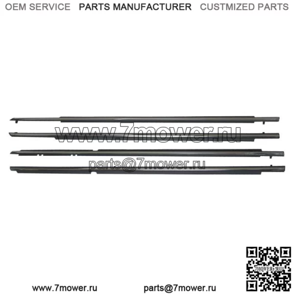 4X хромированный уплотнительный ремень для Toyota Camry 2007 2008 2009 2010 2011