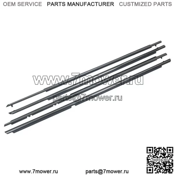 4X хромированный уплотнительный ремень для Toyota Camry 2007 2008 2009 2010 2011 - Image 2