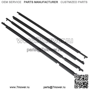 4 шт. оконный уплотнитель ремня внешний черный для Toyota RAV4 2006 2007 2008