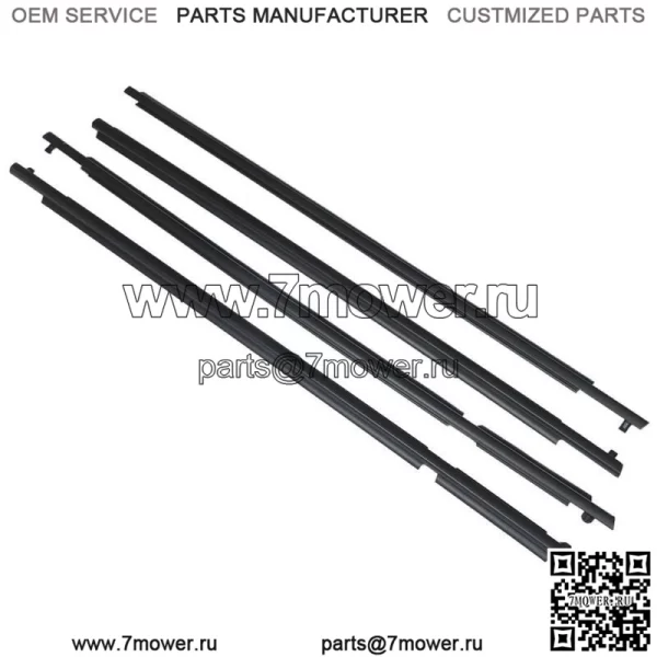 4 шт. оконный уплотнитель ремня внешний черный для Toyota RAV4 2006 2007 2008