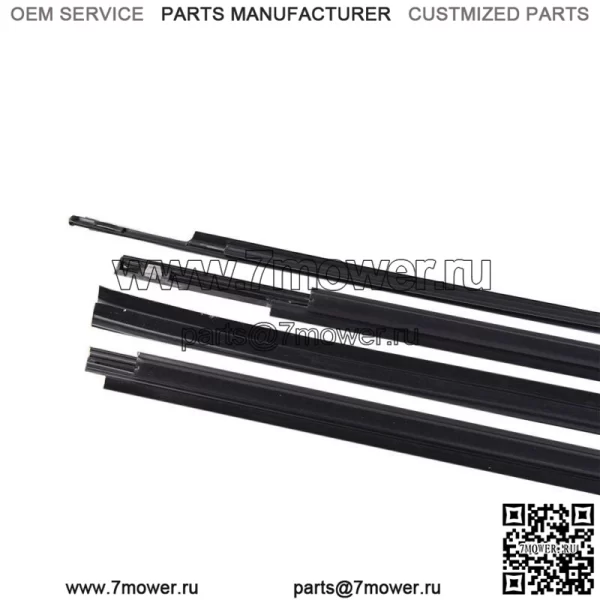 Ремень уплотнителя для молдинга окна, 4 шт., на 2007-17 19 годы Toyota Tundra CrewMax - Image 2